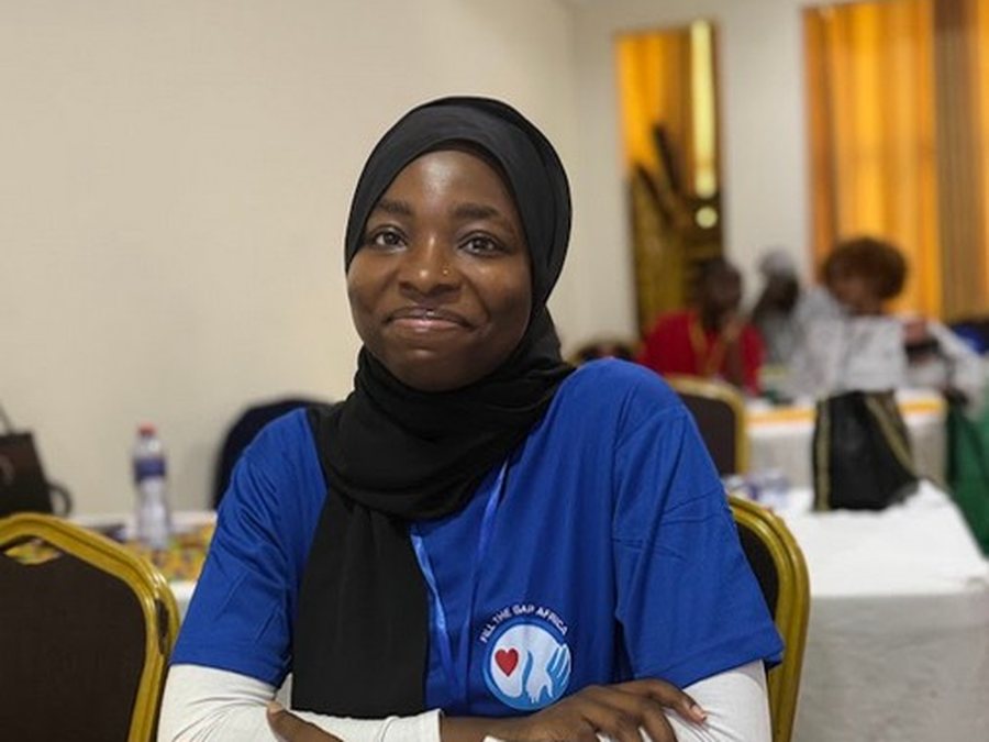 A participant at a Fill The Gap Africa workshop